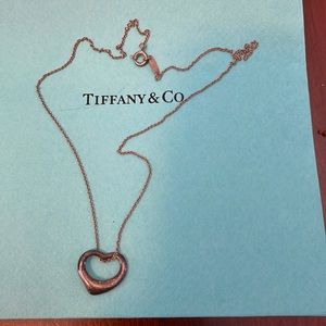 Tiffany Elsa Perretti open heart necklace